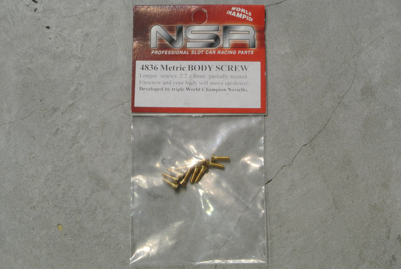NSR-4836 Metric body screws (2.2x8)mm