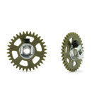 NSR-6430/31/32/33/34 - Spur, Sidewinder, Aluminium Hub, 3/32", Ø17.5mm, 30T-34T, plastic