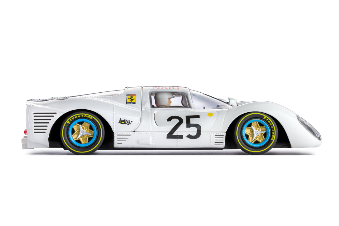 NART FERRARI AS RACED AT 1967 LE MANS 412P #25 1/18