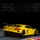 NSR-0395 Corvette C8R Test Car YELLOW