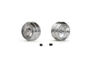 Slot.It W17309715AH - (Ø17.3x9.75x1.5)mm Aluminium Wheels, M2 Grub, double shoulder & holed (2x)