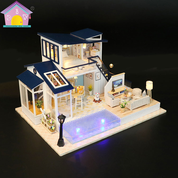 13849Z - Mermaid Tribe Luxury House (w/acrylic dust cover, tool set, musical box)