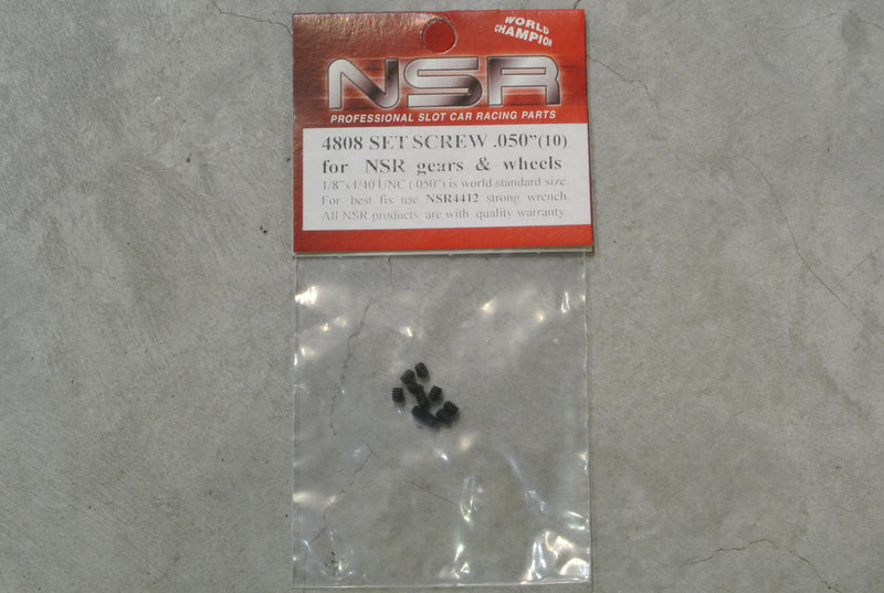 NSR-4808 Set screw (0.05") for NSR gears & wheels (10pcs)