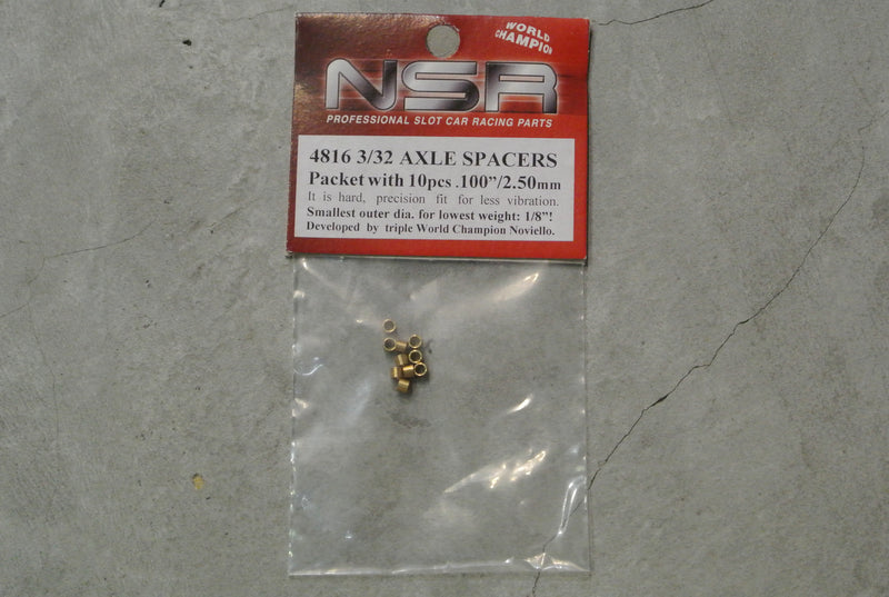 NSR-4816 3/32 Axle spacers (0.1"/2.5mm)