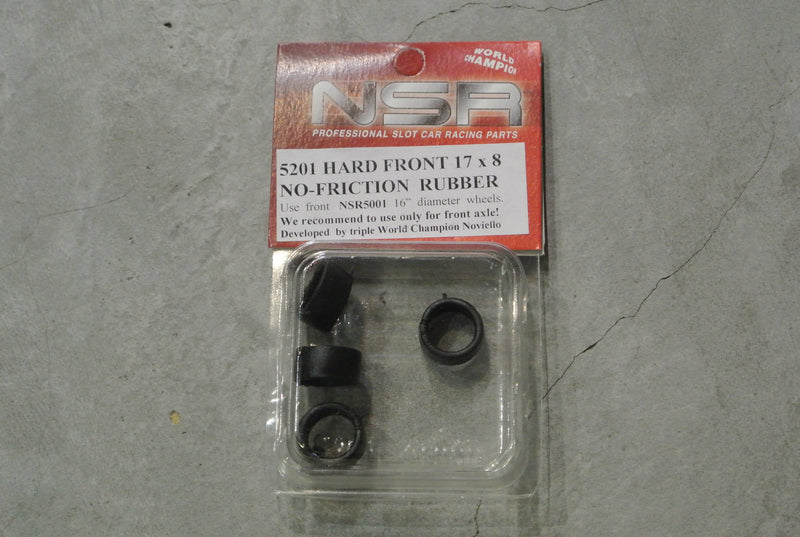NSR-5201 Hard front (17x8) No friction rubber 4pcs