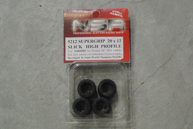 NSR-5212 SuperGrip (20x12) Slicks high profile 4pcs