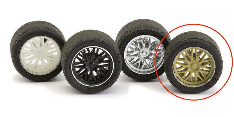 NSR-5427 - BBS Wheel Inserts, GOLD (for 16" wheels) 4pcs