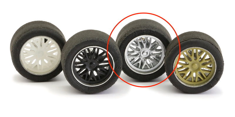 NSR-5425 - BBS Wheel Inserts, SILVER (for 16" wheels) 4pcs