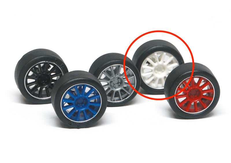 NSR-5431 - 12-Spoke Wheel Inserts, WHITE (for 17" wheels) 4pcs