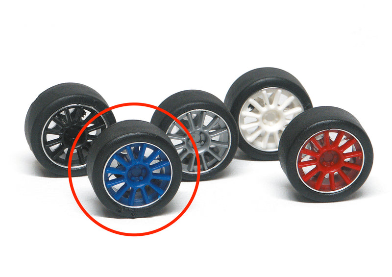 NSR-5429 - 12-Spoke Wheel Inserts, BLUE (for 17" wheels) 4pcs