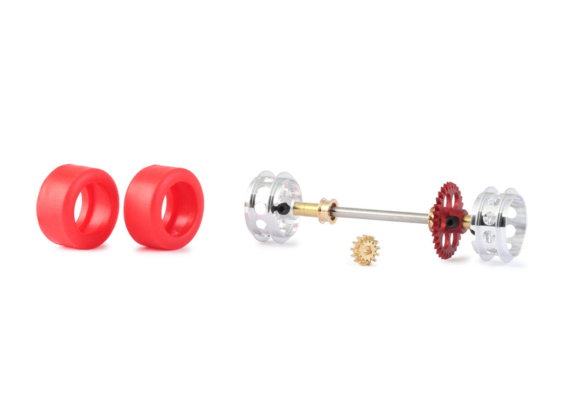 NSR-9131 3/32 Rear Kit with Special Race Tires 16.5mm Wheels for Sideways GT3 AW