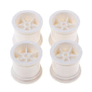 WLToys A212-02 - Plastic Wheels, White (4x)