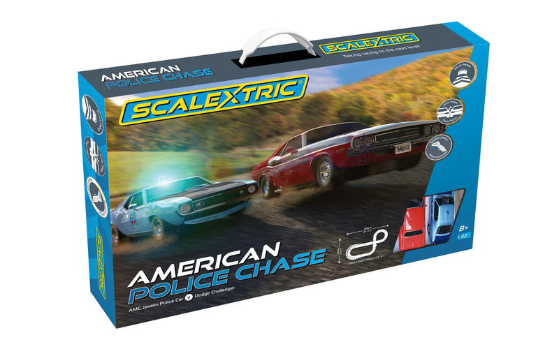 Scalextric C1405M - American Police Chase Analogue Race Set