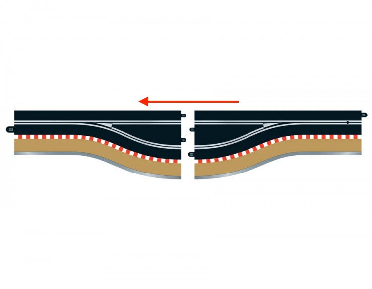 Scalextric C7014 - Digital Pit Lane, Left (1x)