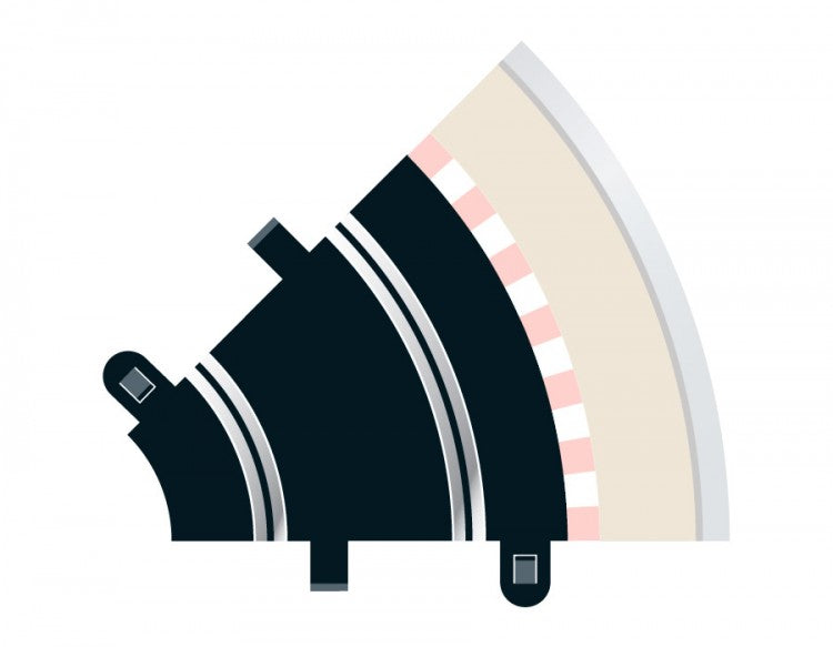 Scalextric C8202 - Radius 1 Curve, 45 degree (2x)