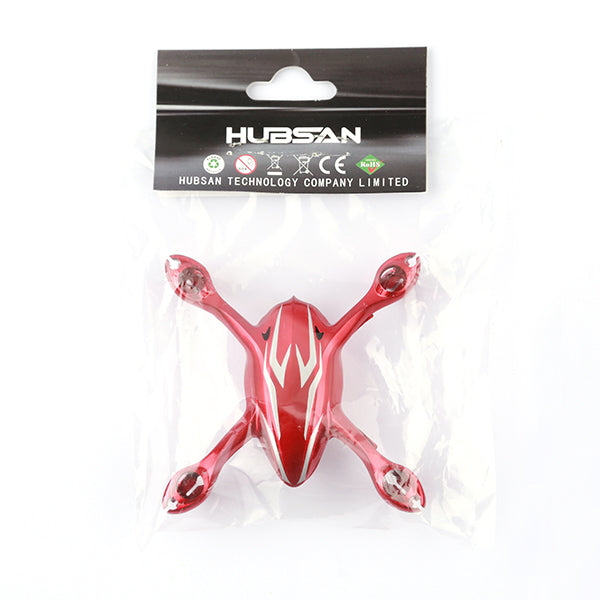 Hubsan H107C-A21/26 - Body Shell Set (Red/Black)