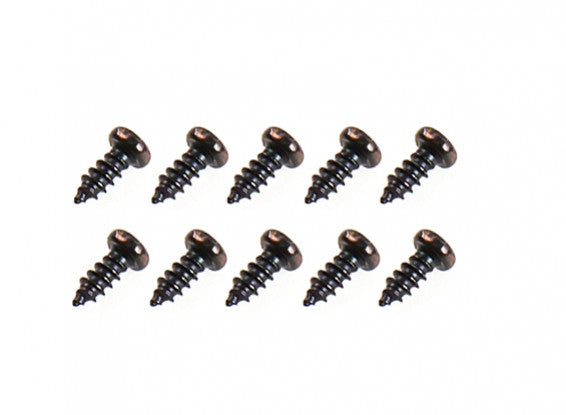 WLToys K989-20 - Pan-Head, Tapping Screws w/Washer (4x1.4)mm (10x)