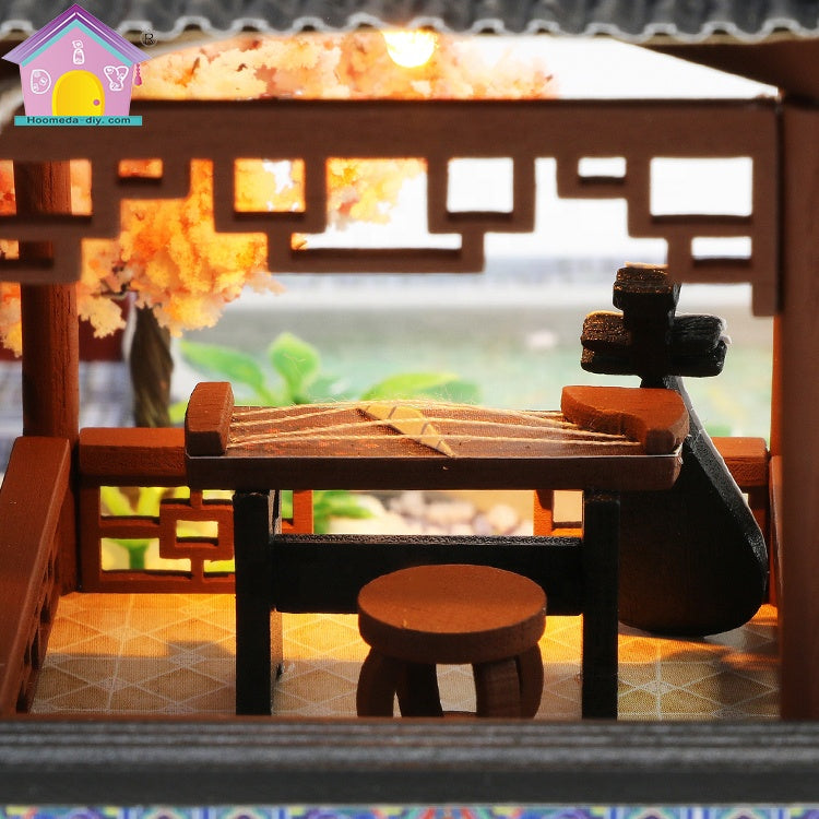 M909Z - "Eternal Love" Chinese Palace (w/acrylic dust cover, tool set, musical box)