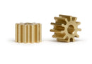 Slot.It PI6010/11O - Brass Pinions, 10-11 Teeth, Ø6mm (2x)