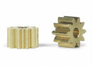 Slot.It PS10/11/12/13 - Brass Pinions, 10-13 Teeth, Ø6.5mm (2x)
