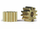 Slot.It PS10/11/12/13 - Brass Pinions, 10-13 Teeth, Ø6.5mm (2x)