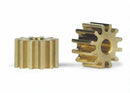 Slot.It PS10/11/12/13 - Brass Pinions, 10-13 Teeth, Ø6.5mm (2x)