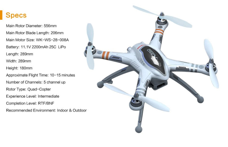 Walkera X350 - RTF, GPS Quadcopter