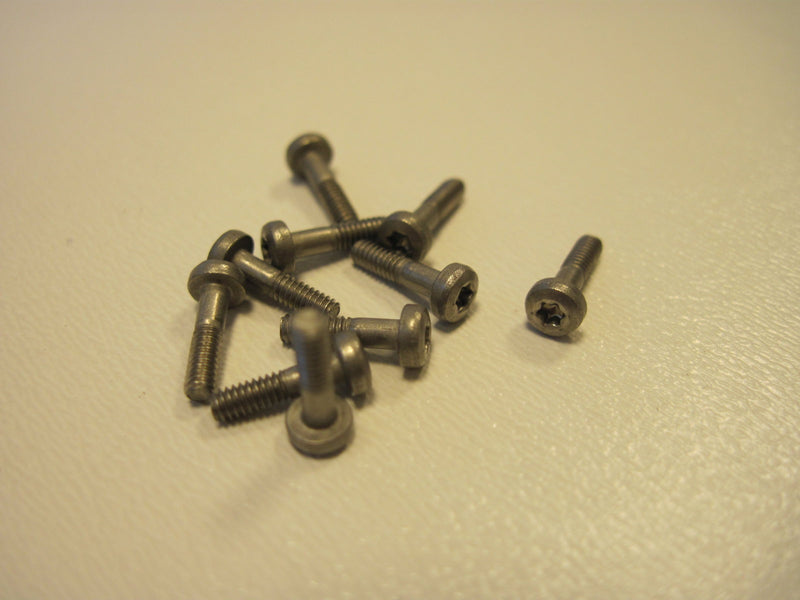 ThunderSlot SCR001TX - Torx T6 metric screws (1.8x8)mm (10x)