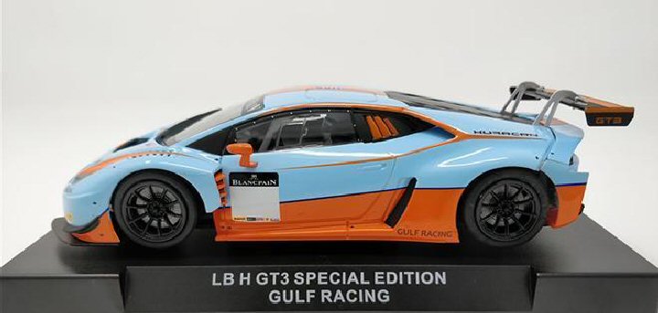 Sideways SWCAR01C - Lamborghini Huracan GT3 Gulf Special Edition (free iron-on patch)