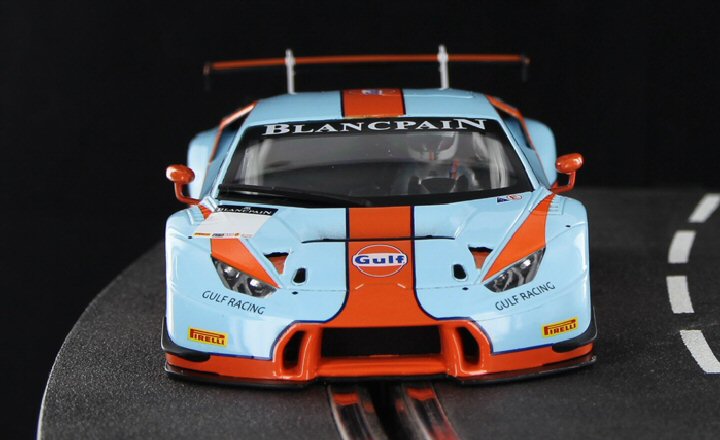 Sideways SWCAR01C - Lamborghini Huracan GT3 Gulf Special Edition (free iron-on patch)