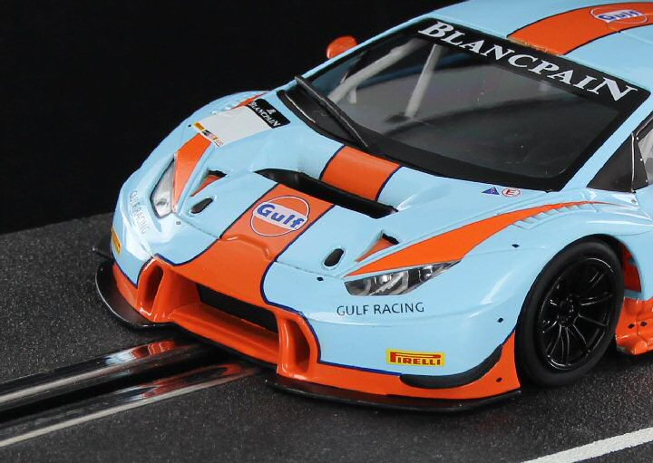 Sideways SWCAR01C - Lamborghini Huracan GT3 Gulf Special Edition (free iron-on patch)