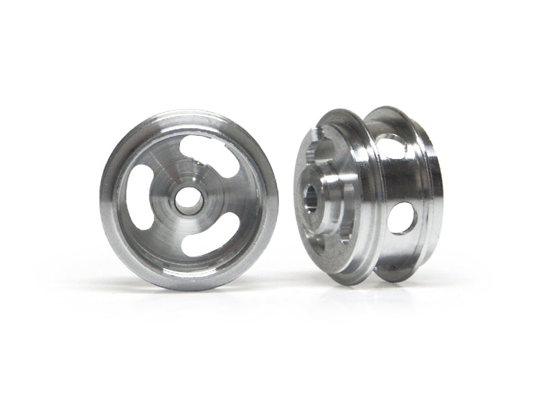 Slot.It W15808215AH - (Ø15.8x8.2x1.5)mm Aluminium Wheels, Double Shoulder, Holed, M2 Grub (2x)