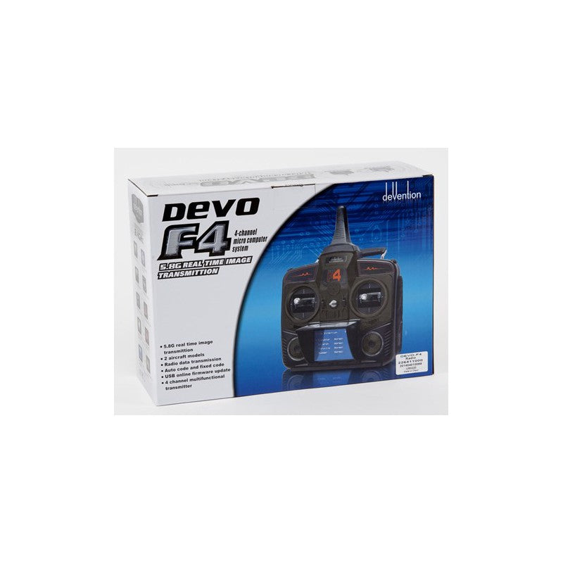 Walkera Devo F4 - 2.4GHz , 4-Channel Radio Transmitter with FPV LCD (Mode 4)