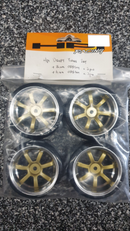 HPI Pre-Mounted Drift Wheel Set (for 1/10th Scale Drift Cars)