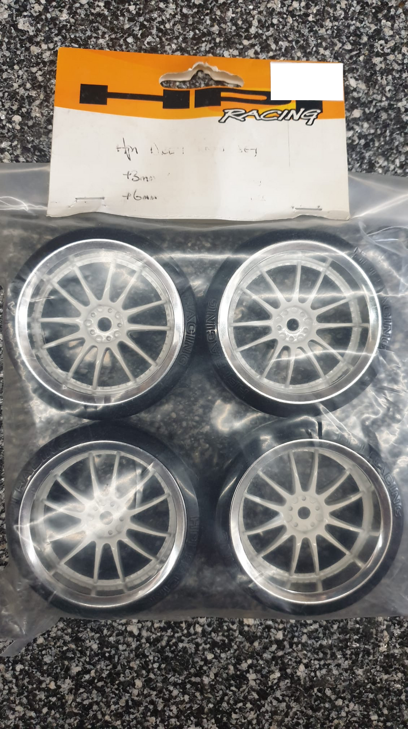 HPI Pre-Mounted Drift Wheel Set (for 1/10th Scale Drift Cars)