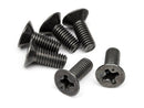 HPI Z526 - Flat Head Screws M3x8mm (6x)
